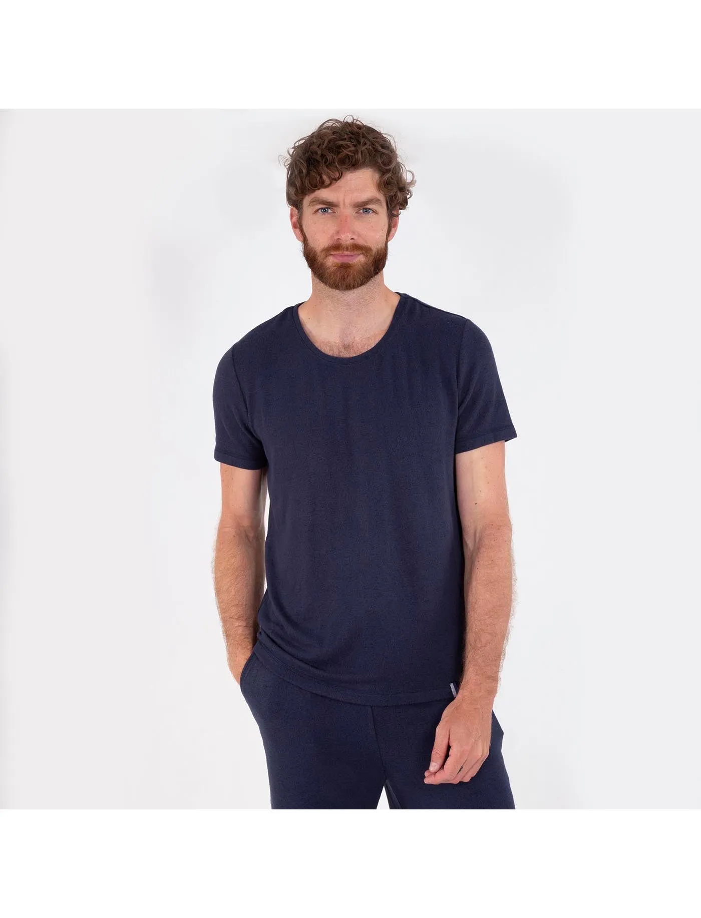 T-shirt manches courtes Homme Marine