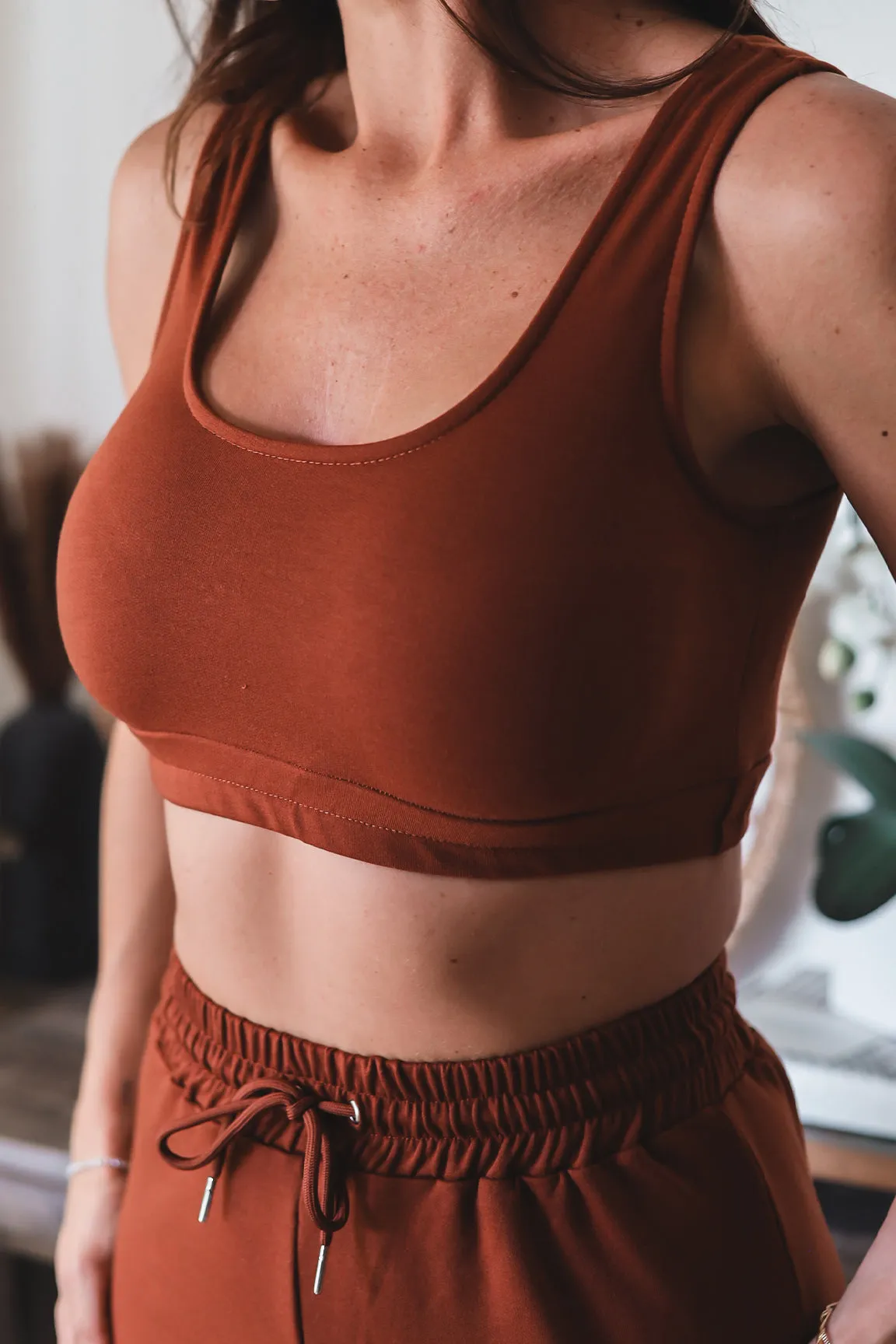 The Jenna Lounge Set- Brown