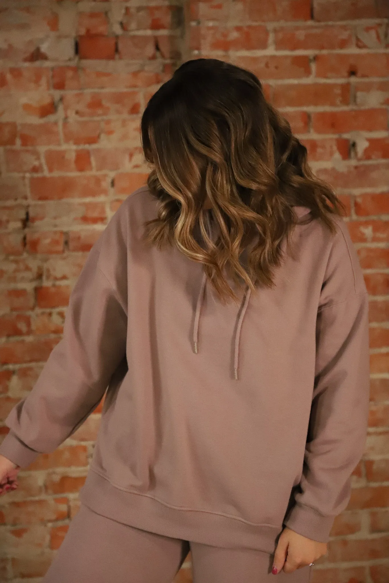 The Rosy Brown Lounge Hoodie