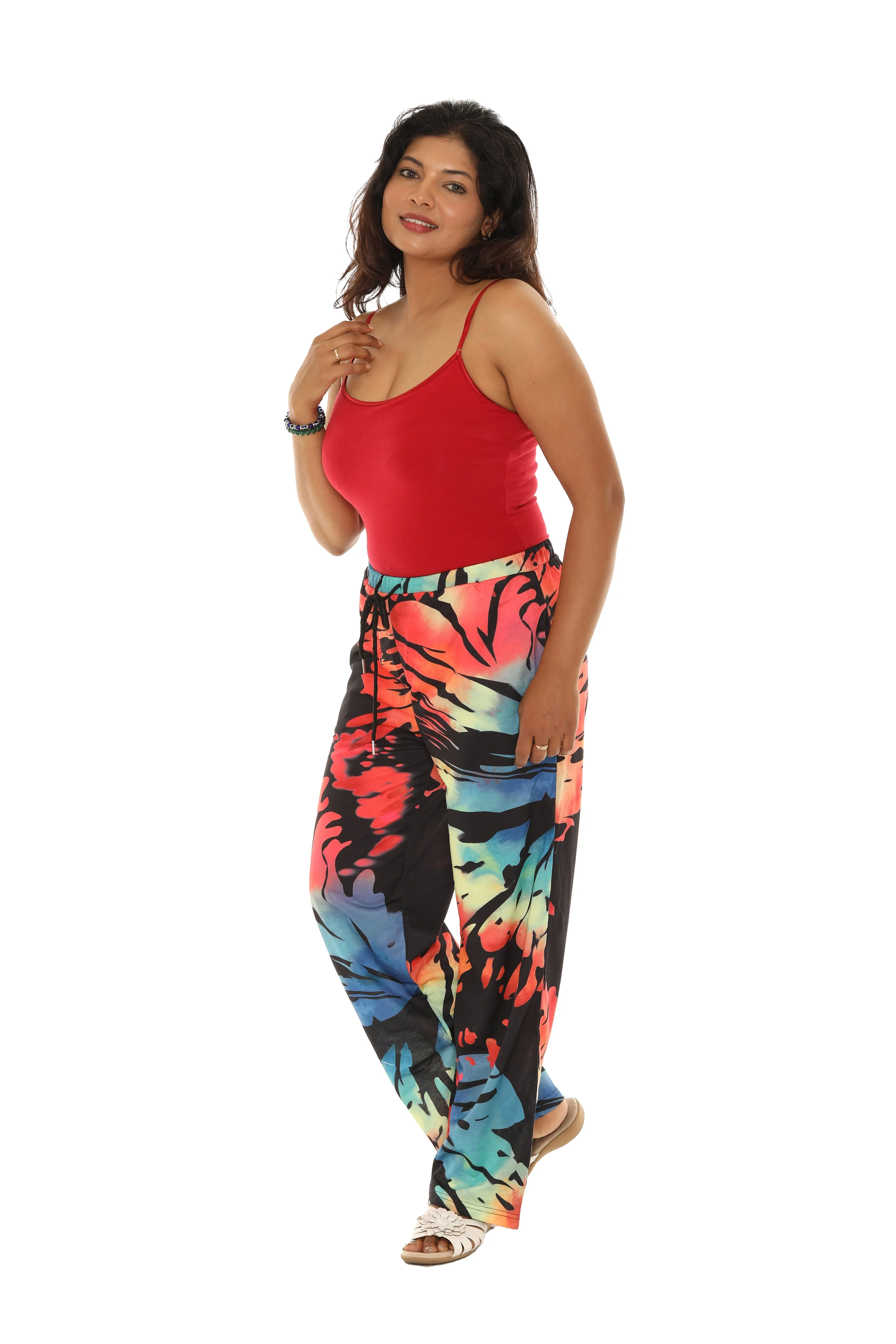 Tie-Dye Pocket Casual Pants
