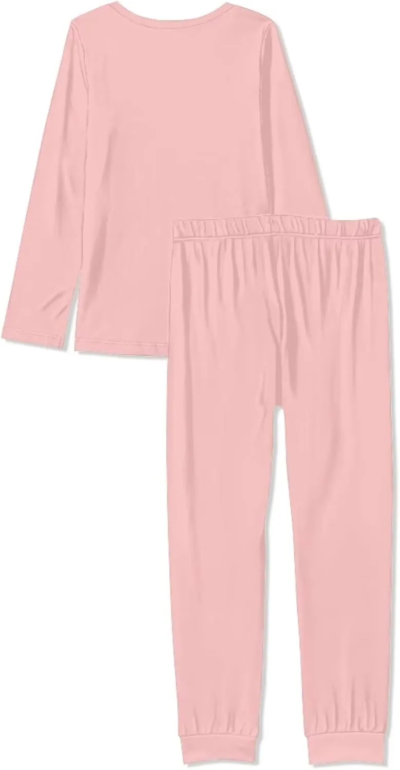 Uasibuni Women's Knitted Longsleeve Top and Pajama Floral Sleepwear and Lounge Set