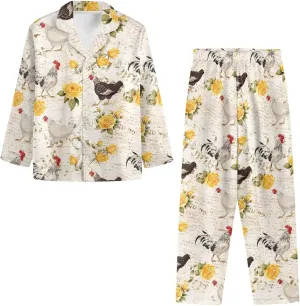 Uasibuni Womens Plus Size Pajama Sets Comfy Pajama Sleepwear Pants Christmas Pajama Sets for Women Gift Christmas