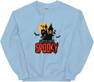 Unisex (Spooky) Sweatshirt Light Blue