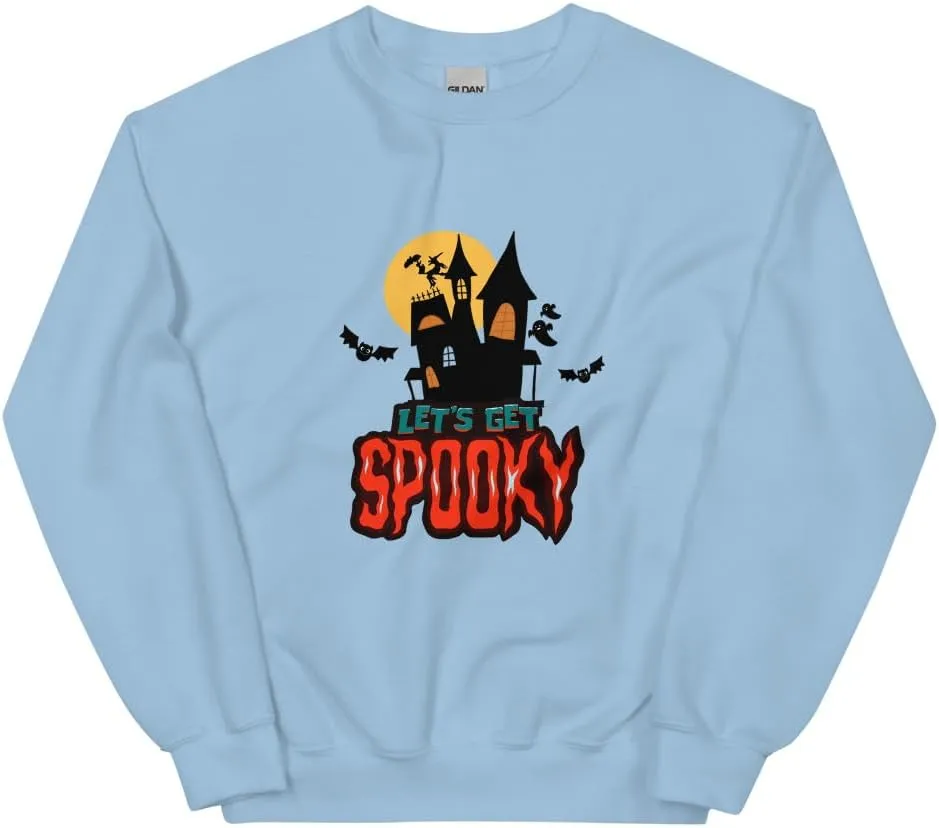 Unisex (Spooky) Sweatshirt Light Blue