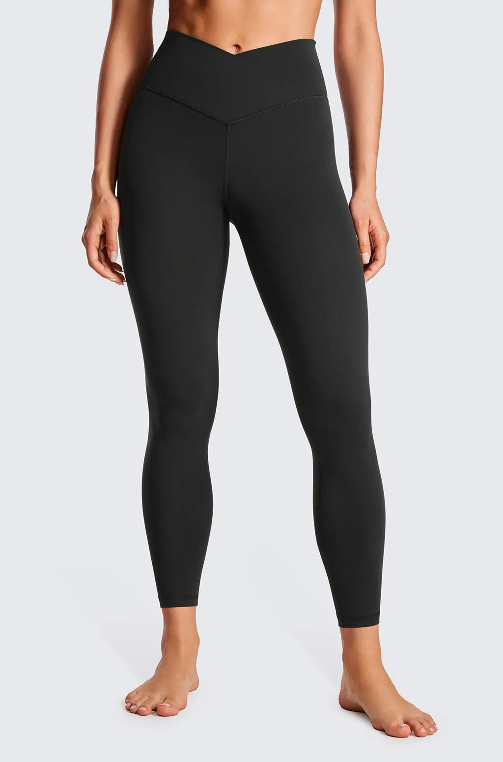 V Cross Waist Leggings 25"