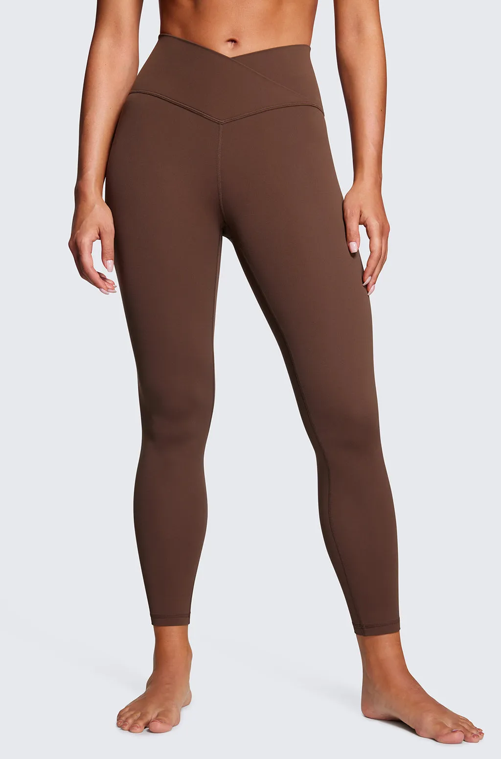 V Cross Waist Leggings 25"