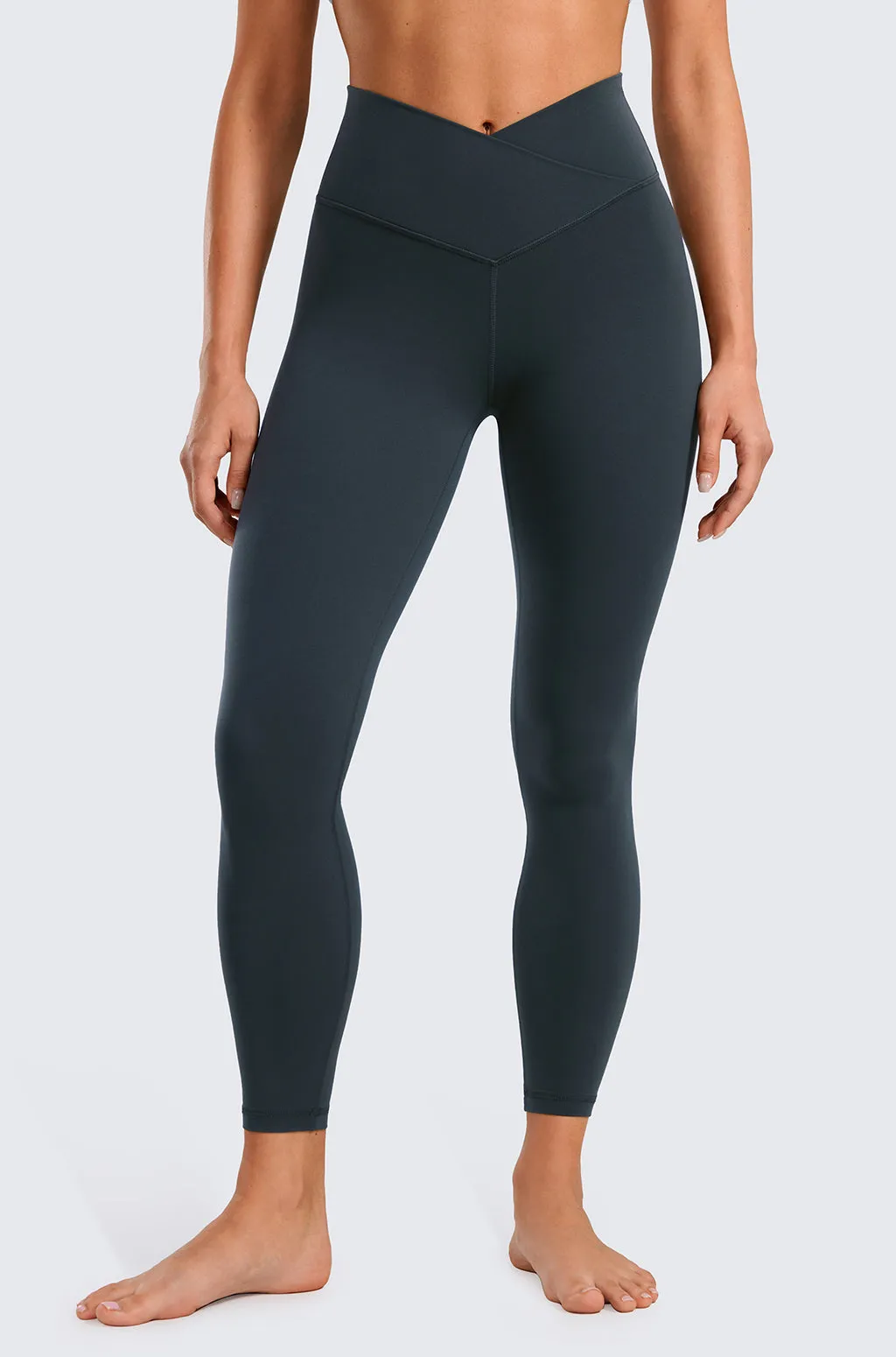 V Cross Waist Leggings 25"