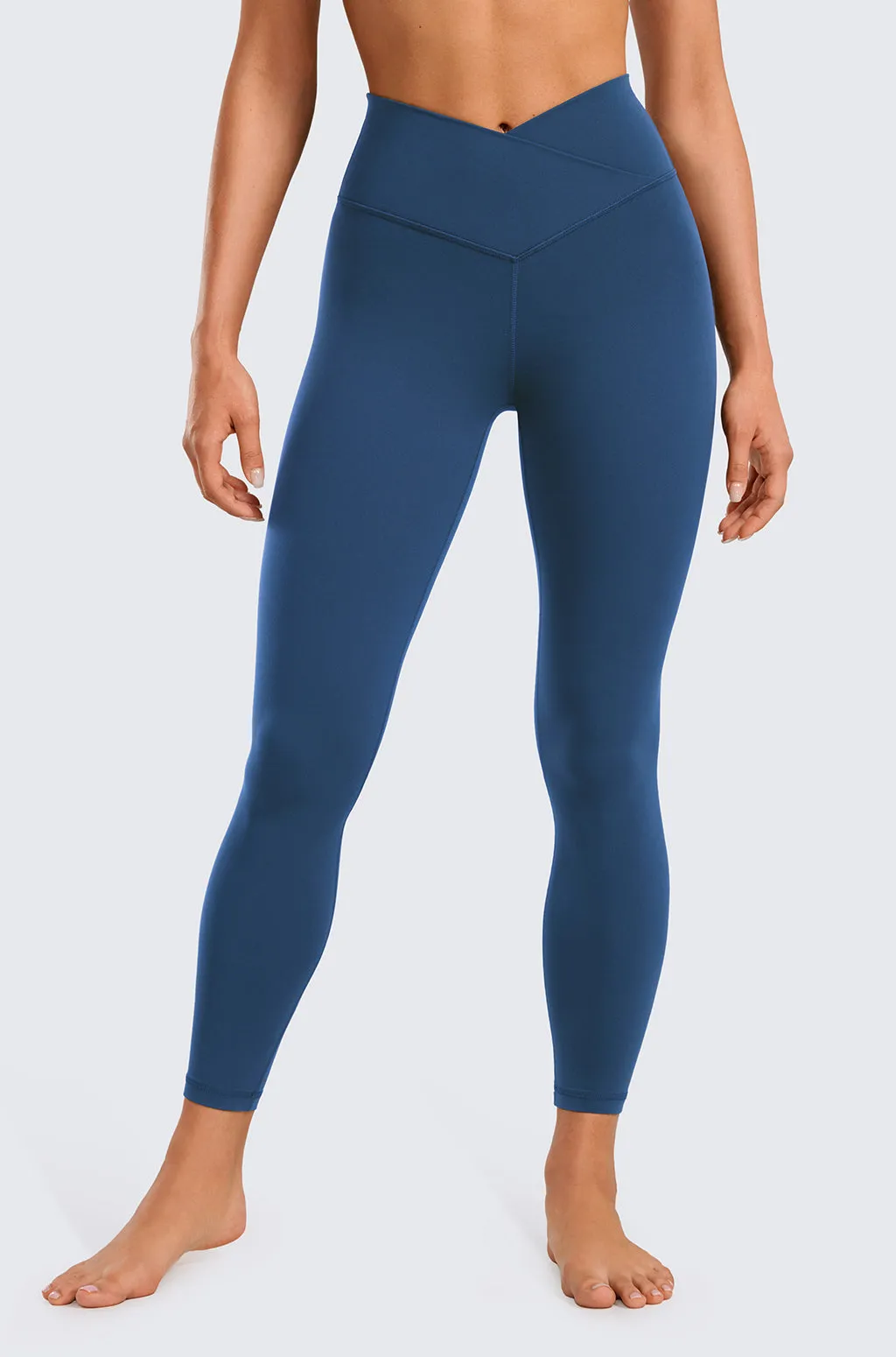 V Cross Waist Leggings 25"