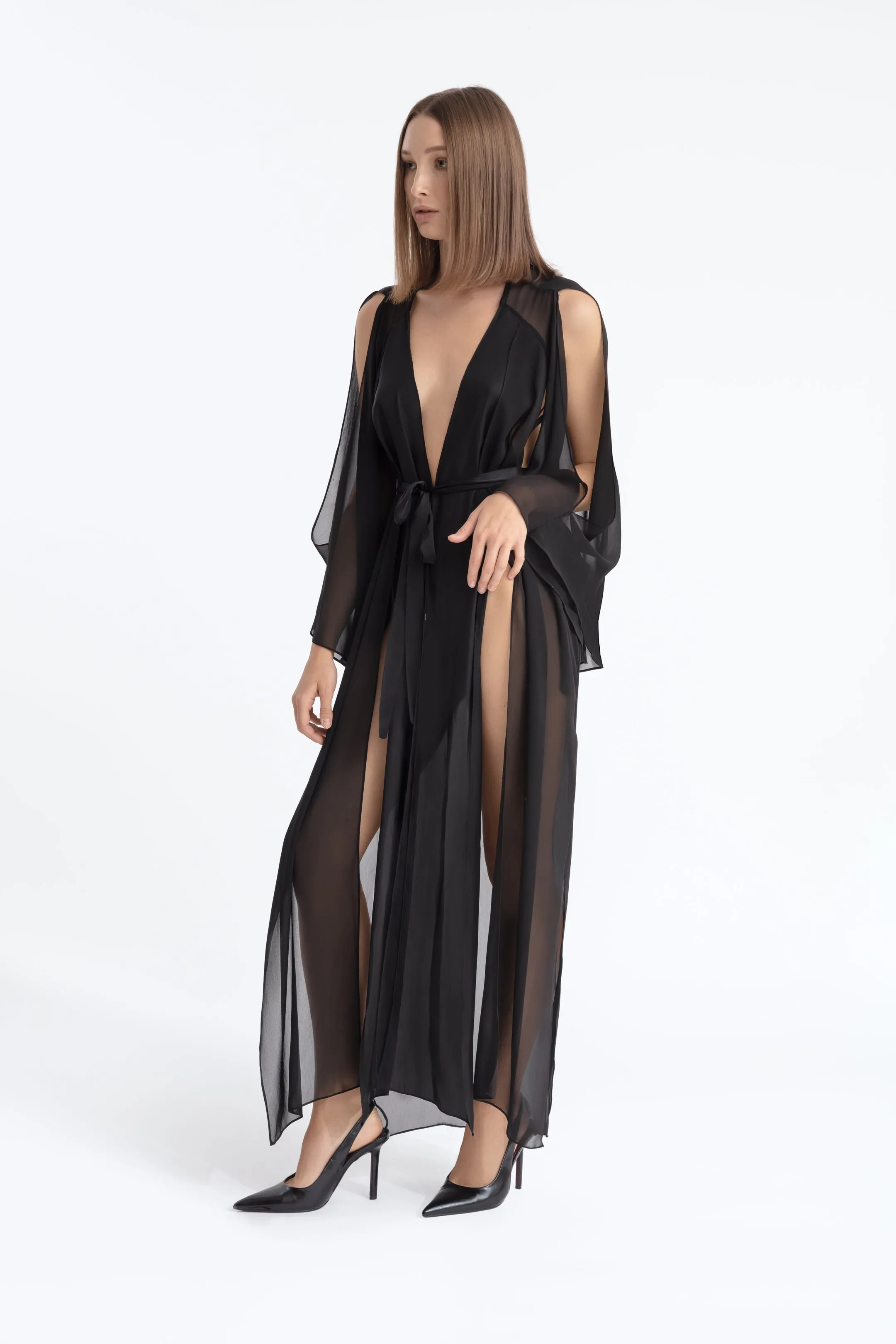 VALENTINA ROBE BLACK