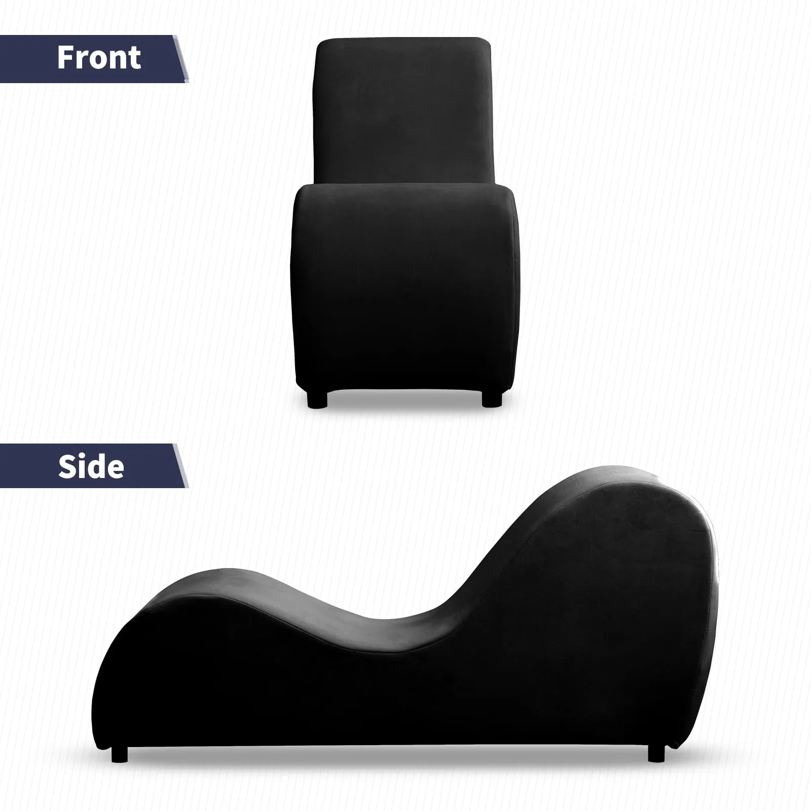 Velvet Yoga Chair for Adults, Chaise Lounge Chair for Yoga