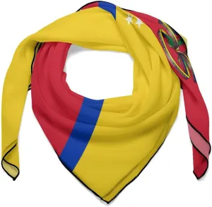 Venezuela Flag Large Square Head Scarves Silk Scarf for Women Wrap Neck Scarf Lightweight Bandana