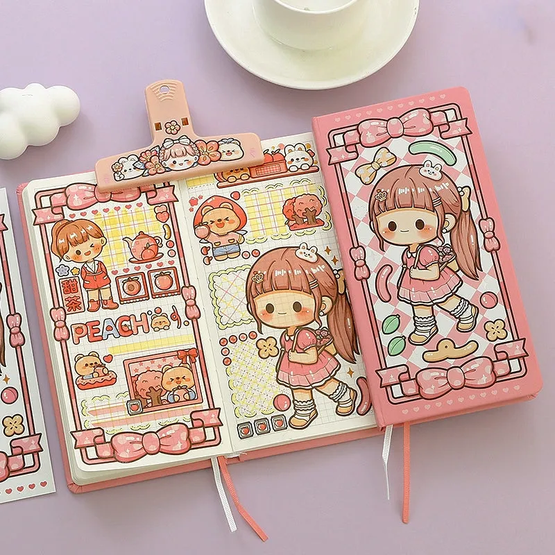 Versatile Girl Series Kawaii Cartoon Character Journal - 3.8 × 7.5"