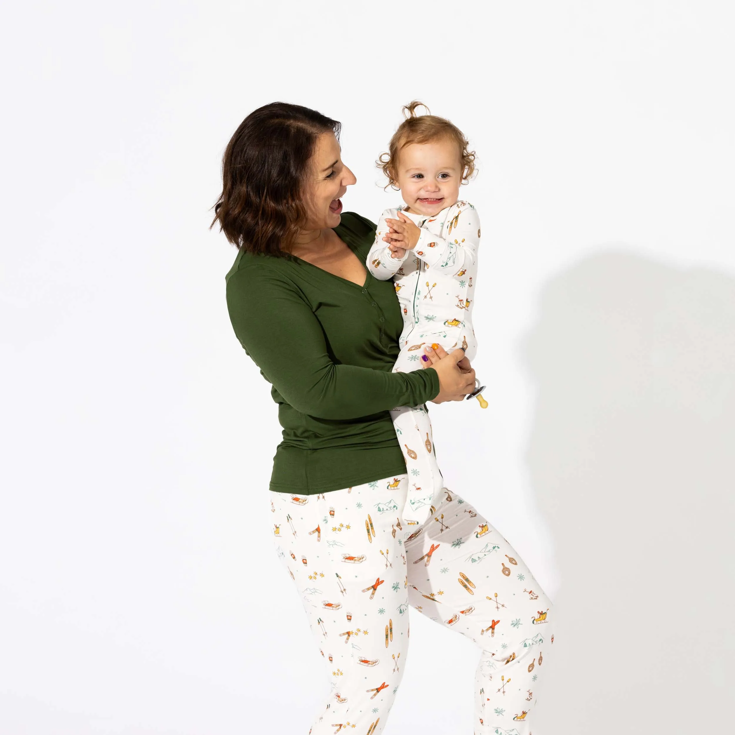 Vintage Holiday Bamboo Women's Pajama Set
