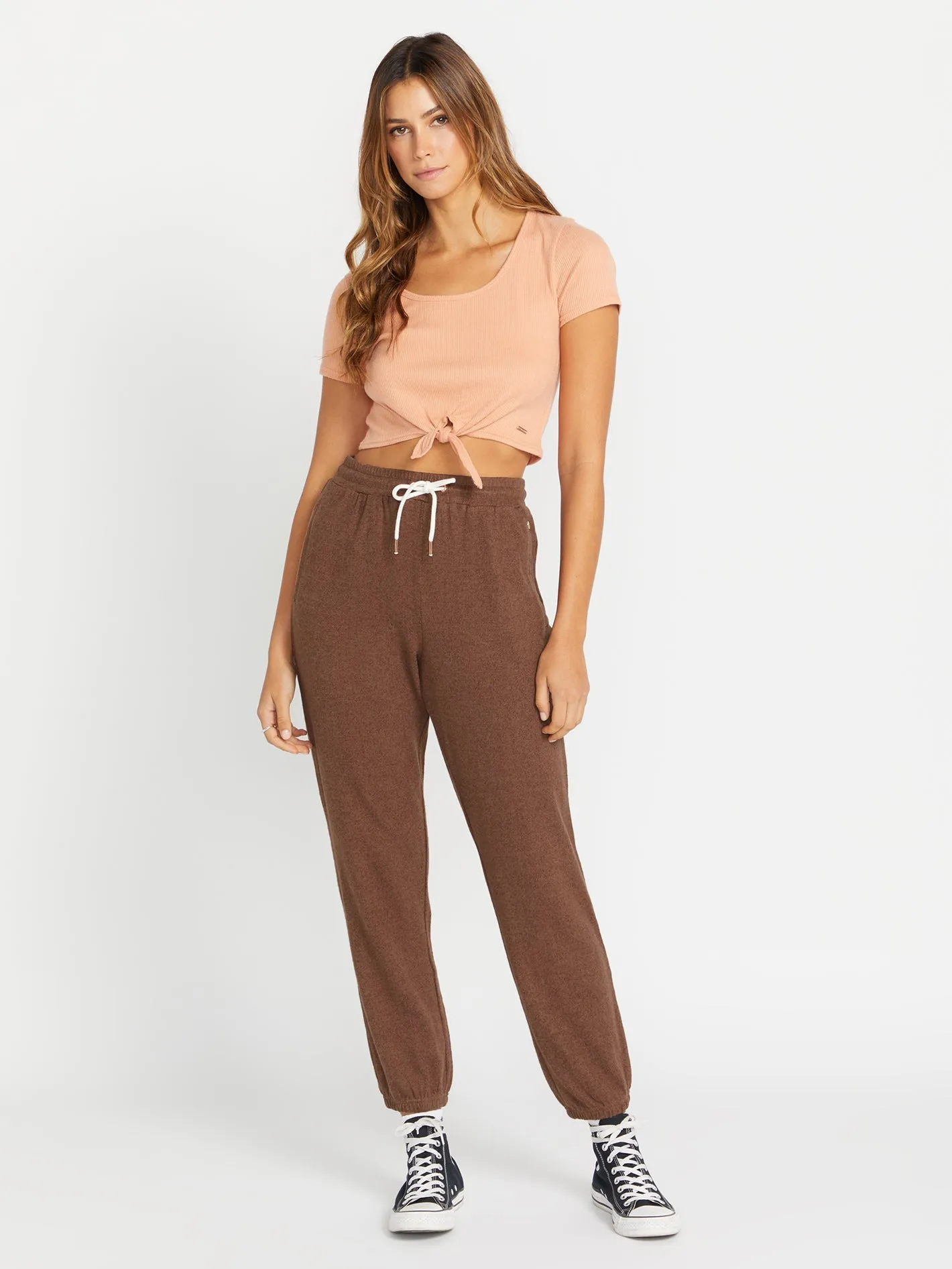 Volcom Lived in Lounge Elastic Waist Fleece Pants