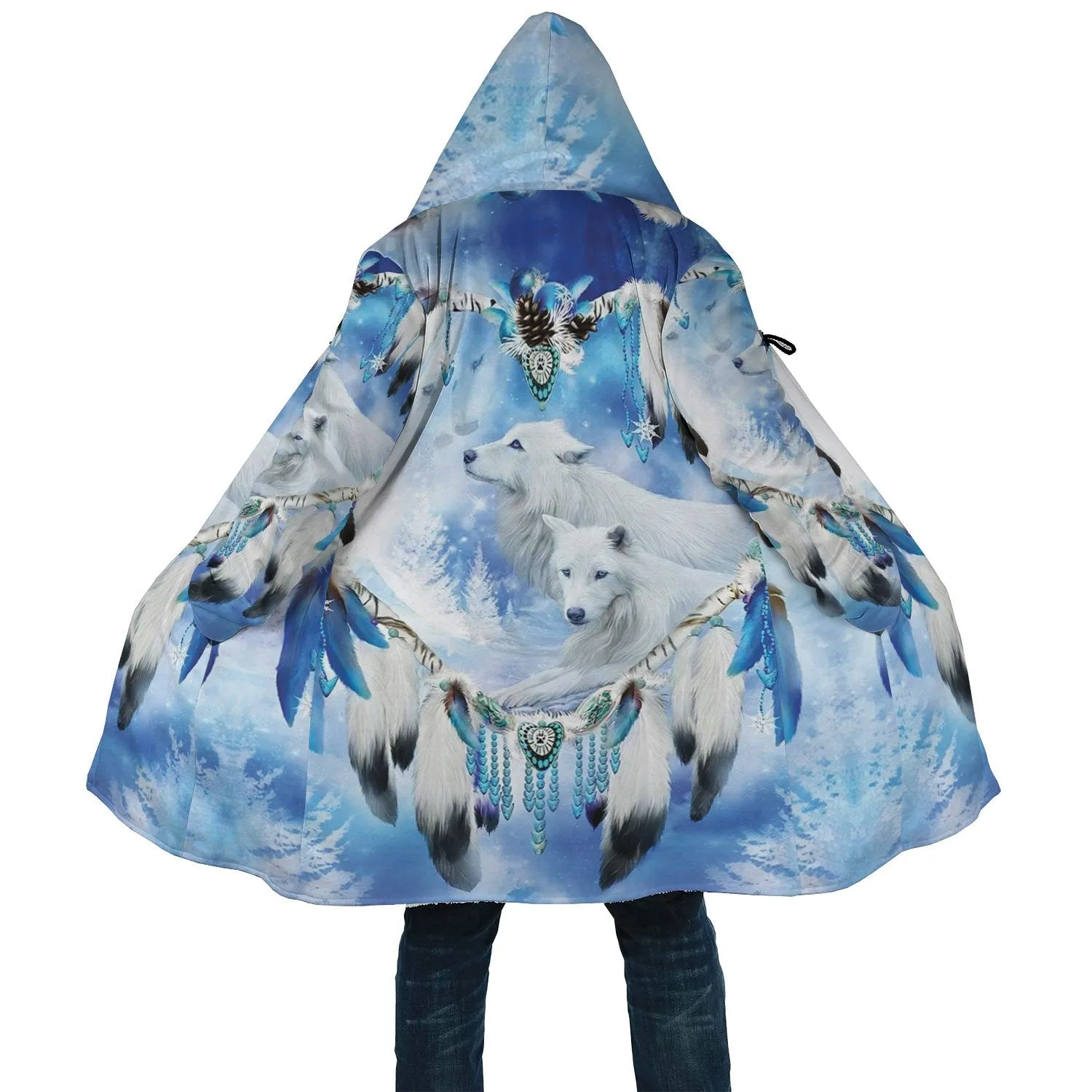 White Wolf Feather Cloak WCS