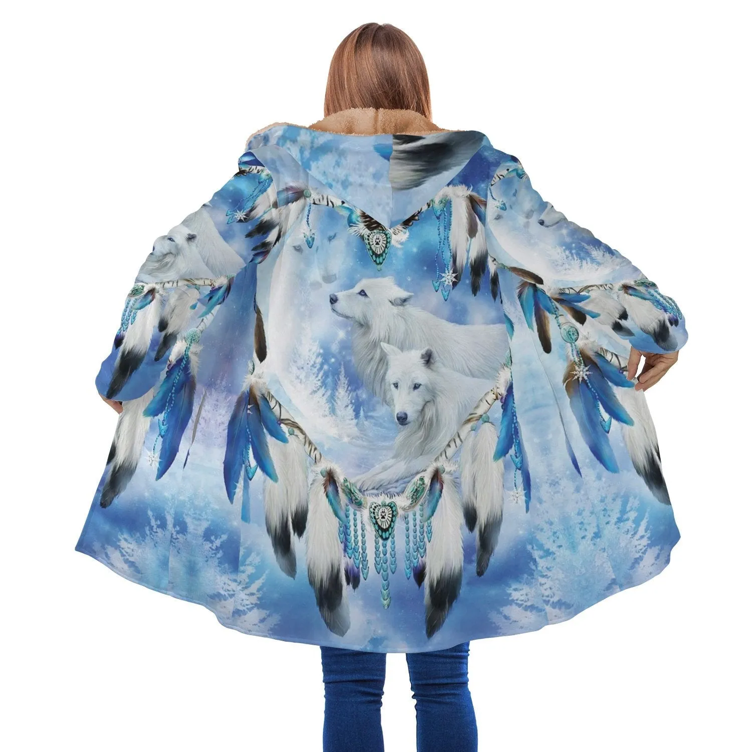 White Wolf Feather Cloak WCS