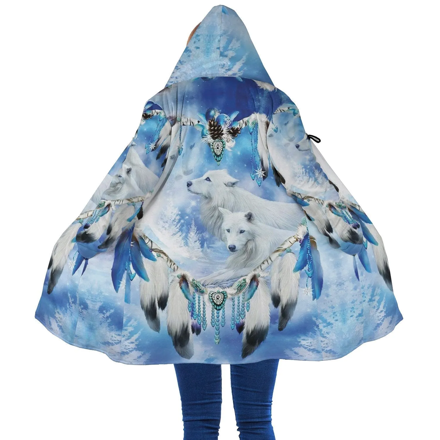 White Wolf Feather Cloak WCS