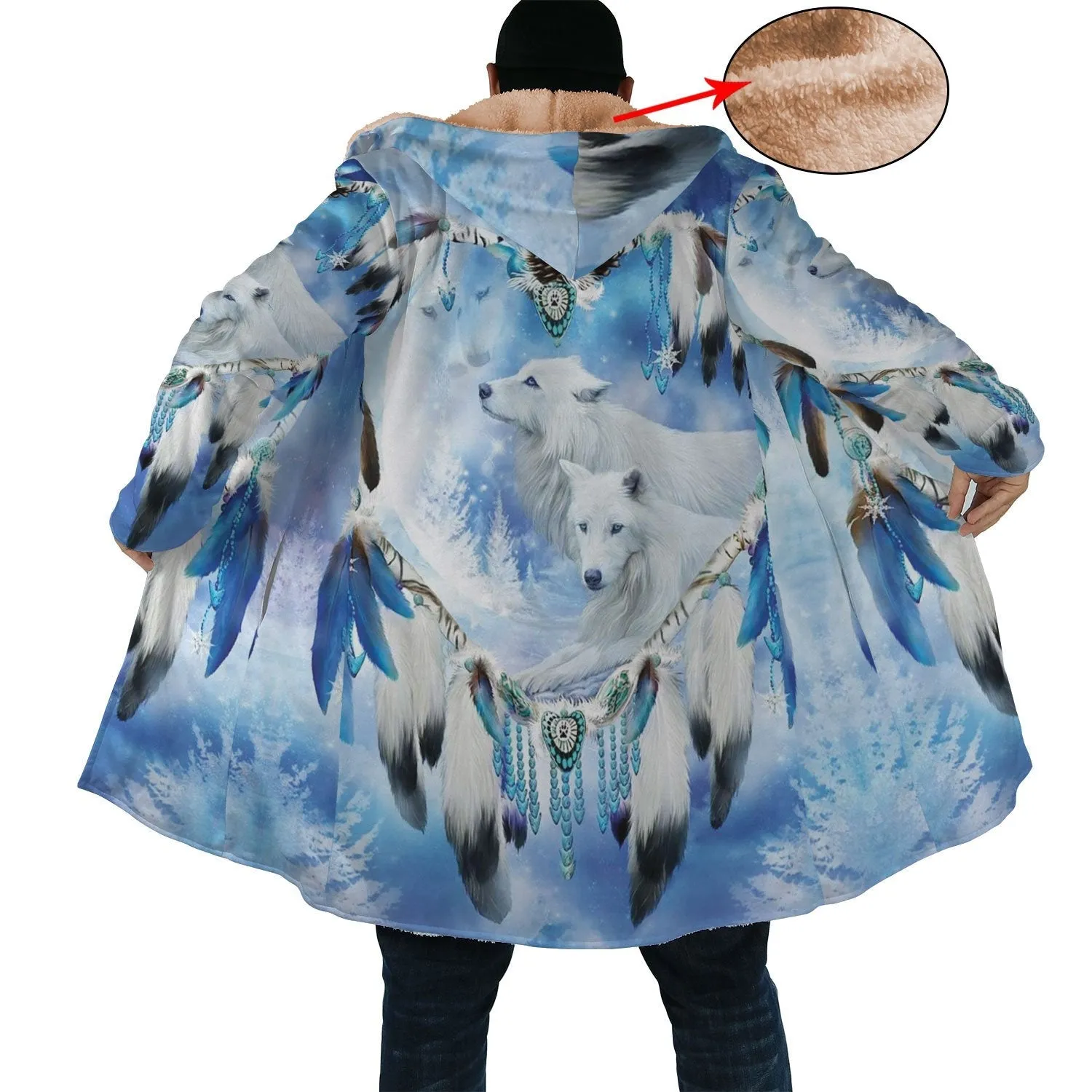 White Wolf Feather Cloak WCS