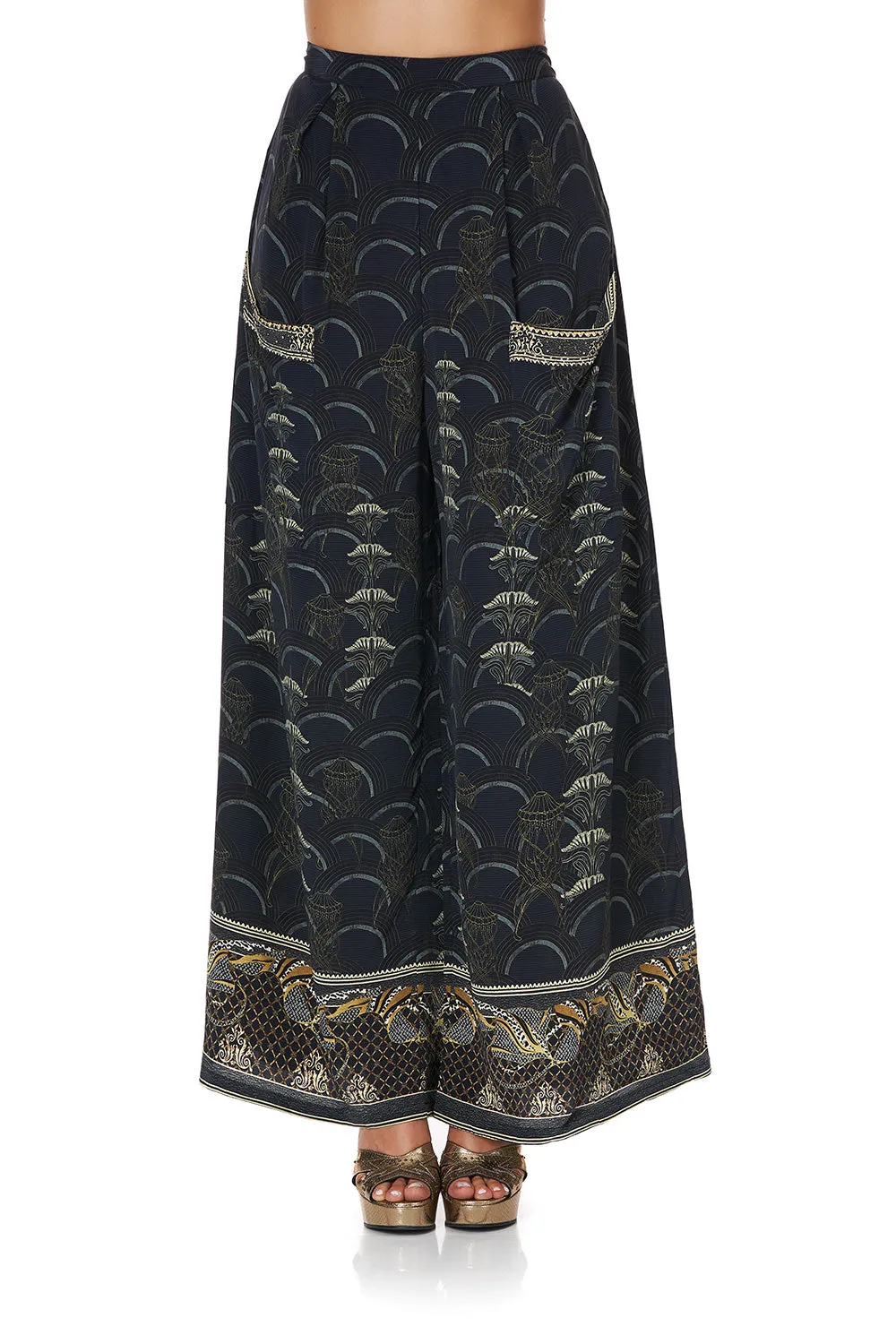 WIDE LEG TROUSER WITH FRONT POCKETS WISE WINGS
