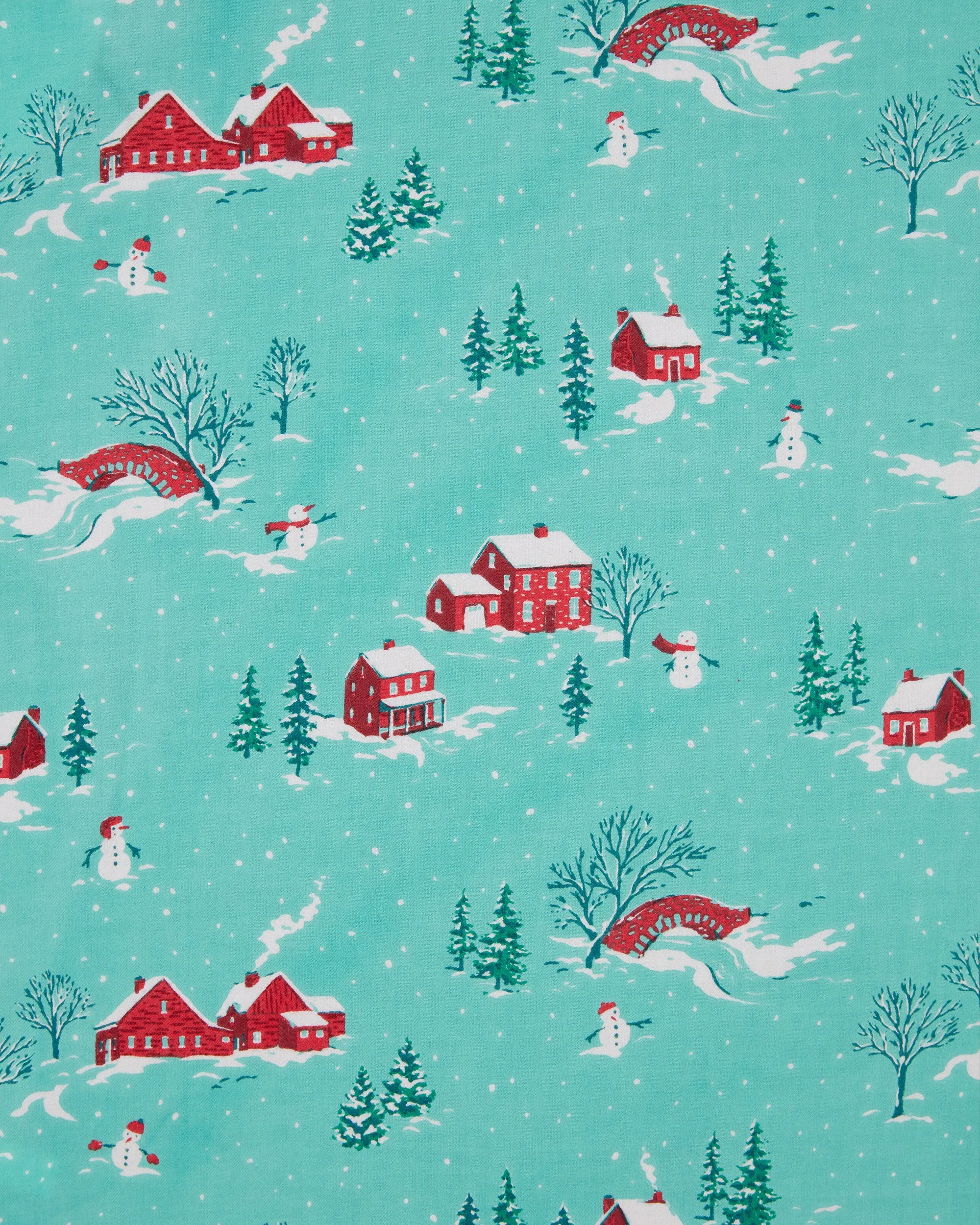 Winter Wonderland - Lightweight Flannel Long PJ Set - Snow Day