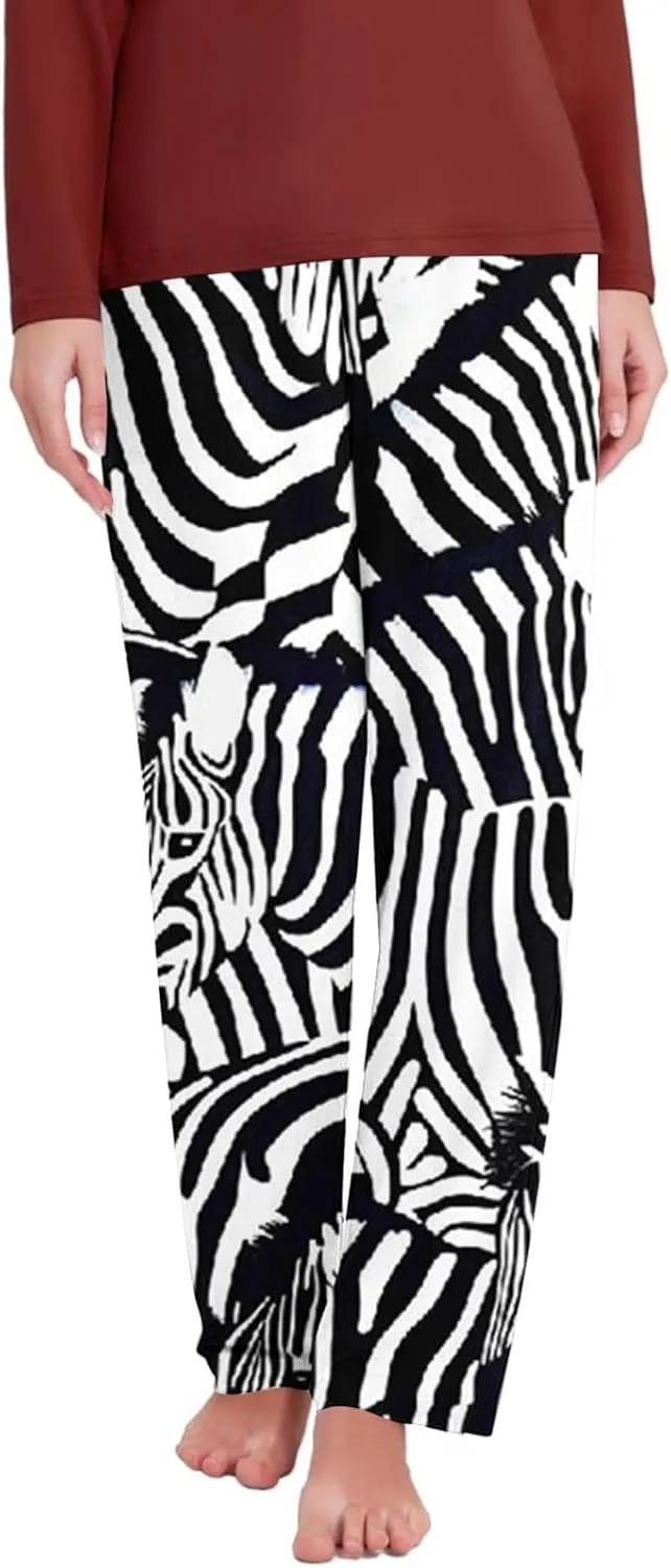 Women Cotton Pajama Pants Comfy Pj Bottoms Soft Printed Lounge Pant