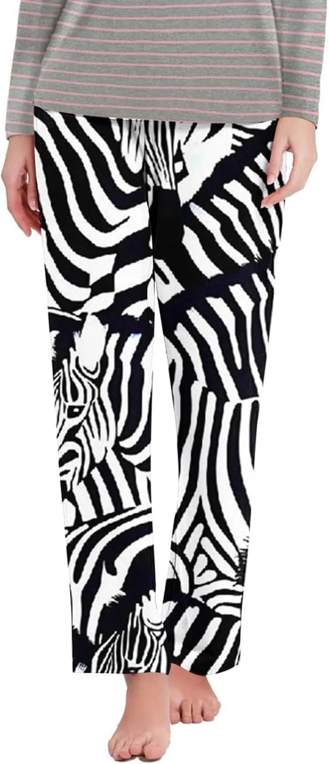 Women Cotton Pajama Pants Comfy Pj Bottoms Soft Printed Lounge Pant