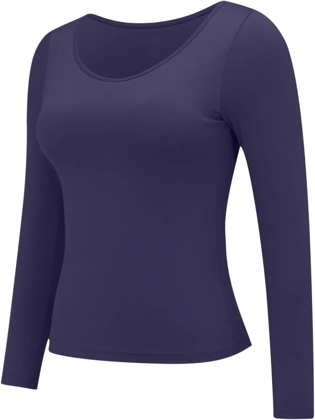 Women Soft Pajamas Comfy Loungewear Nightshirt with Built In Bra Long Sleeve Sleep T Shirt Tops Sexy ounge Pajama
