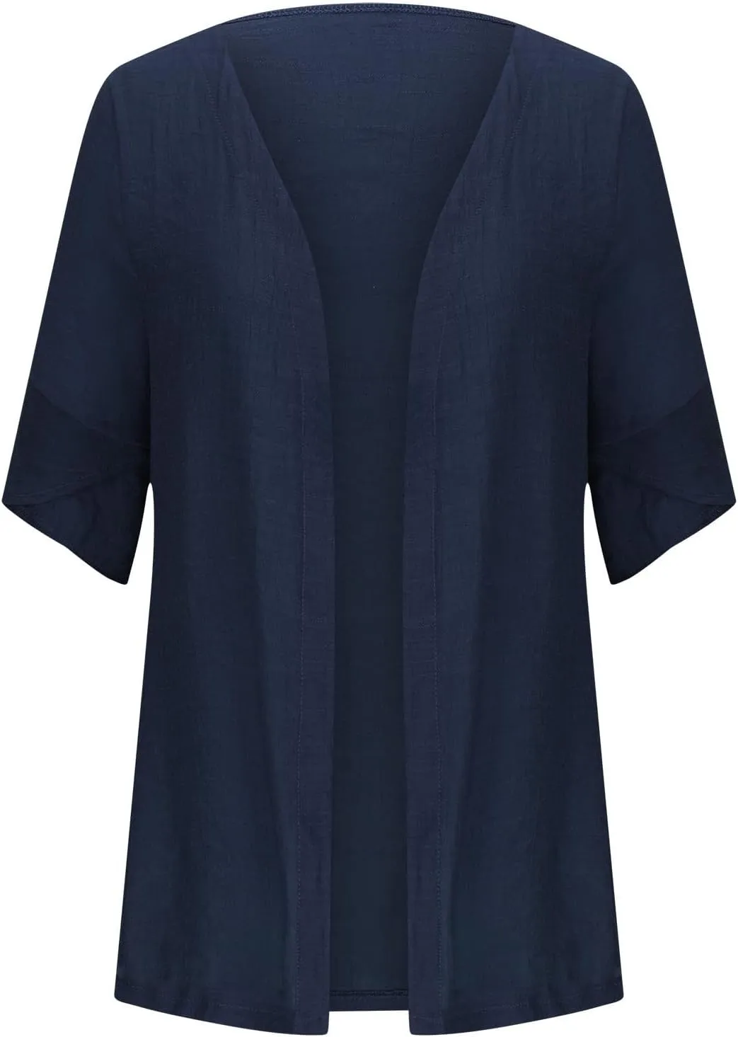 Women's 3/4 Sleeve Cardigans Lightweight Open Front Cardigan for Women Blouses for Women Dressy Casual