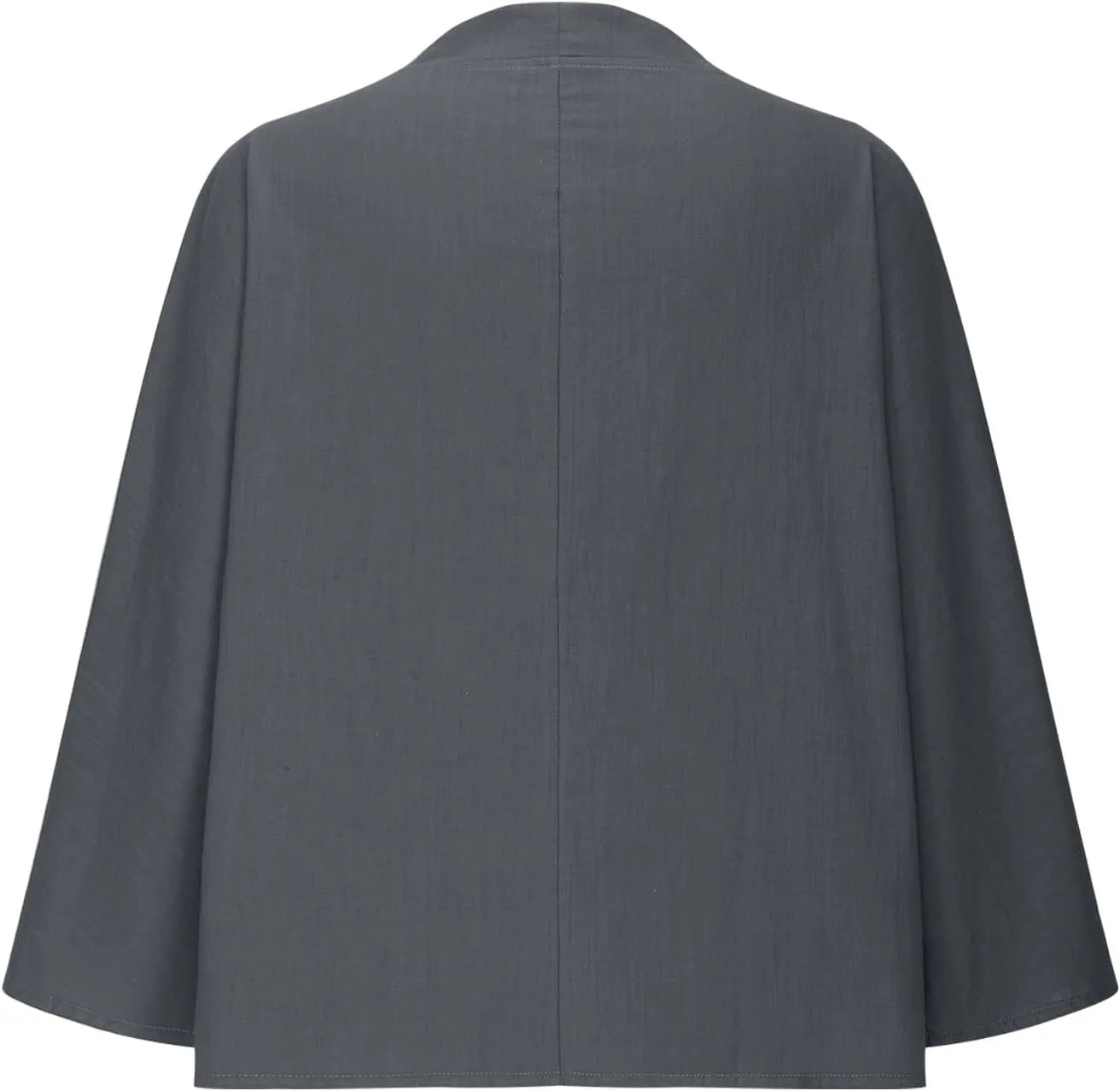 Womens Cotten Linen Button Down Cardigans Dressy Casual Long Sleeve Open Front Lightweight Beach Cover ups