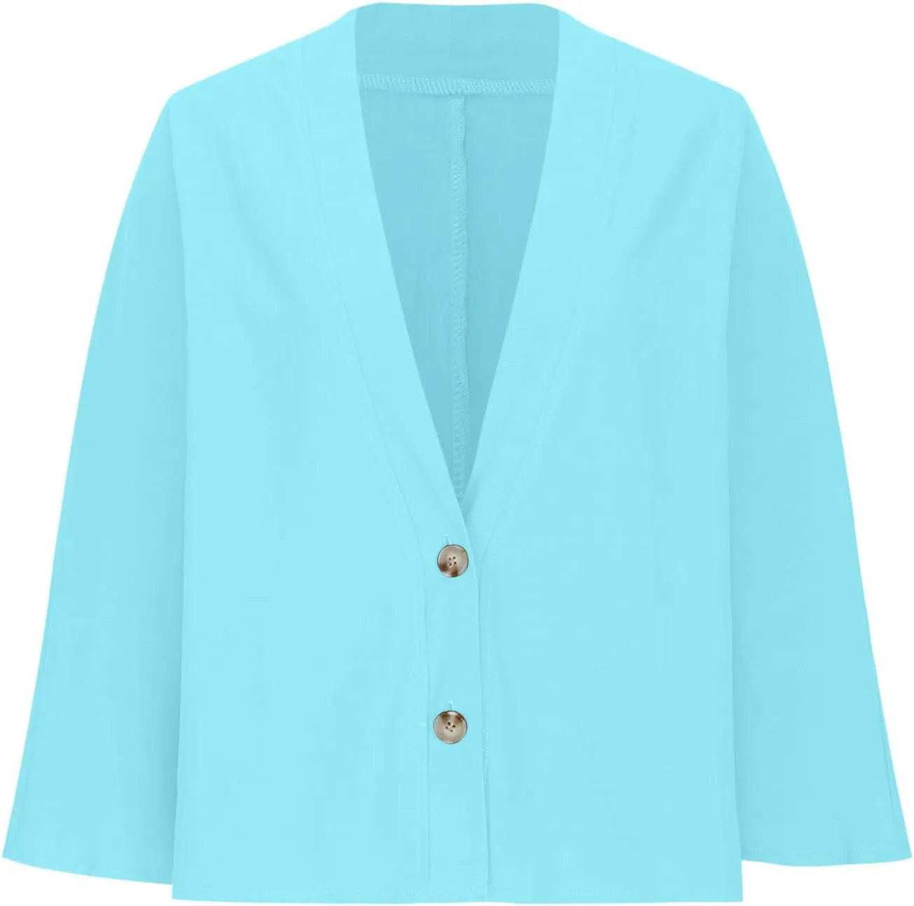 Womens Cotten Linen Button Down Cardigans Dressy Casual Long Sleeve Open Front Lightweight Beach Cover ups