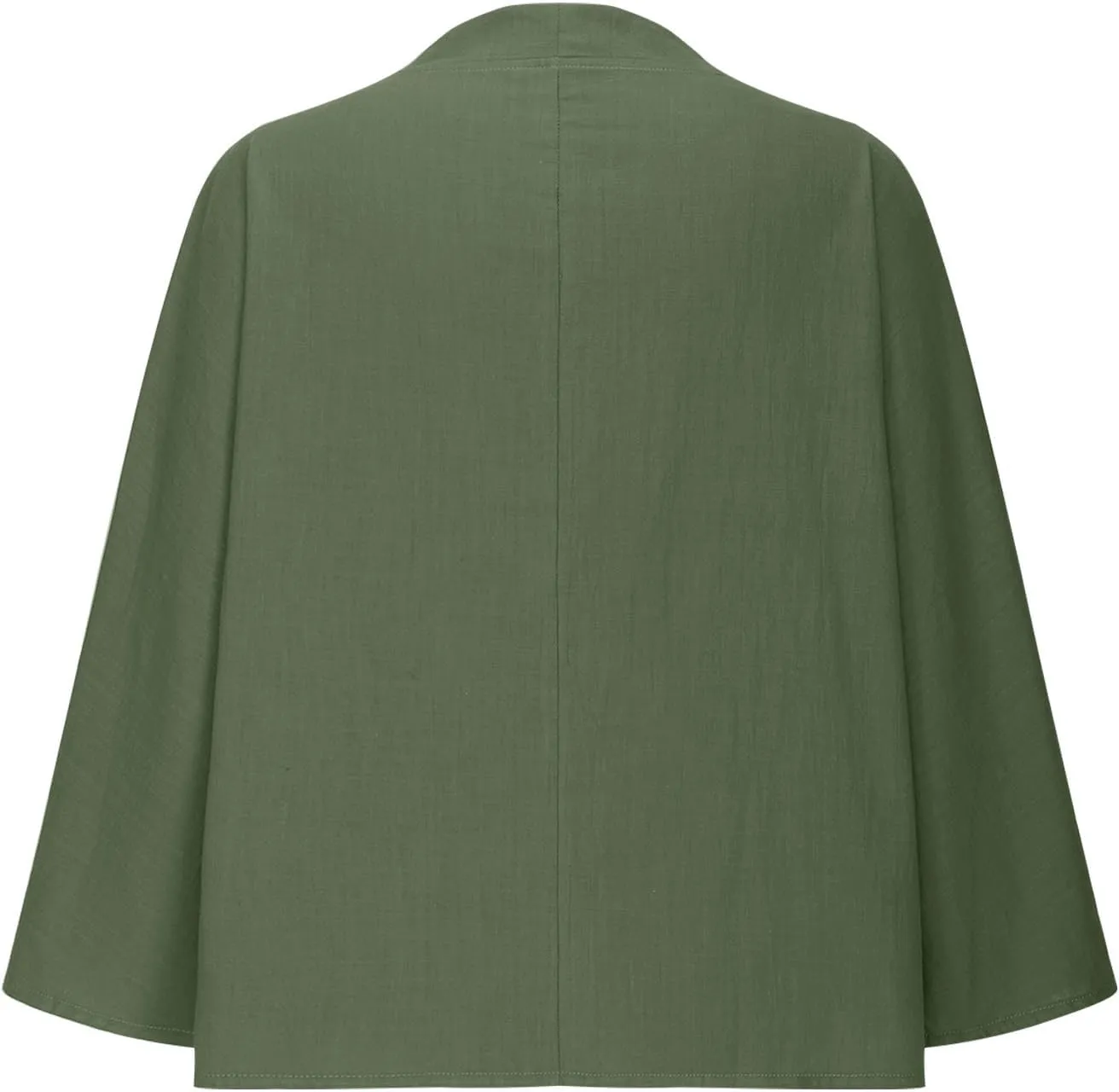 Womens Cotten Linen Button Down Cardigans Dressy Casual Long Sleeve Open Front Lightweight Beach Cover ups