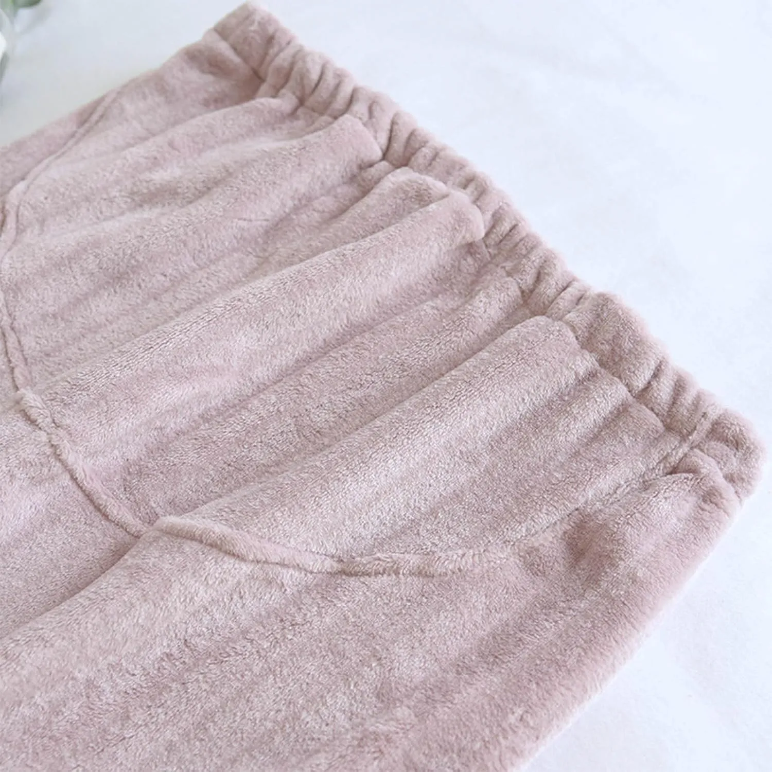Women's Flannel Fuzzy Pajama Pants Comfy Warm Fleece Pajamas Lounge Long Pants Sleepwear Home Pants with Pockets