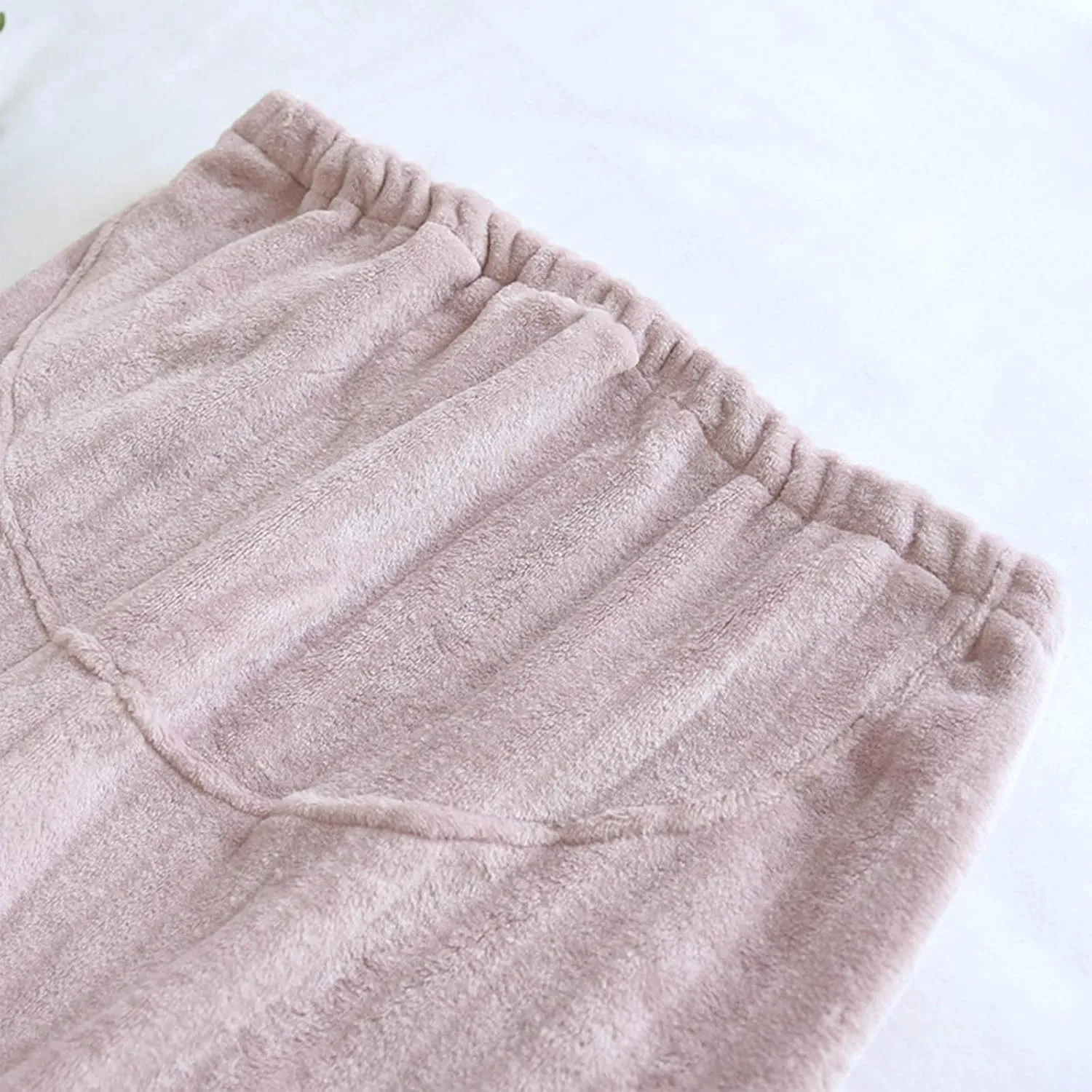 Women's Flannel Fuzzy Pajama Pants Comfy Warm Fleece Pajamas Lounge Long Pants Sleepwear Home Pants with Pockets