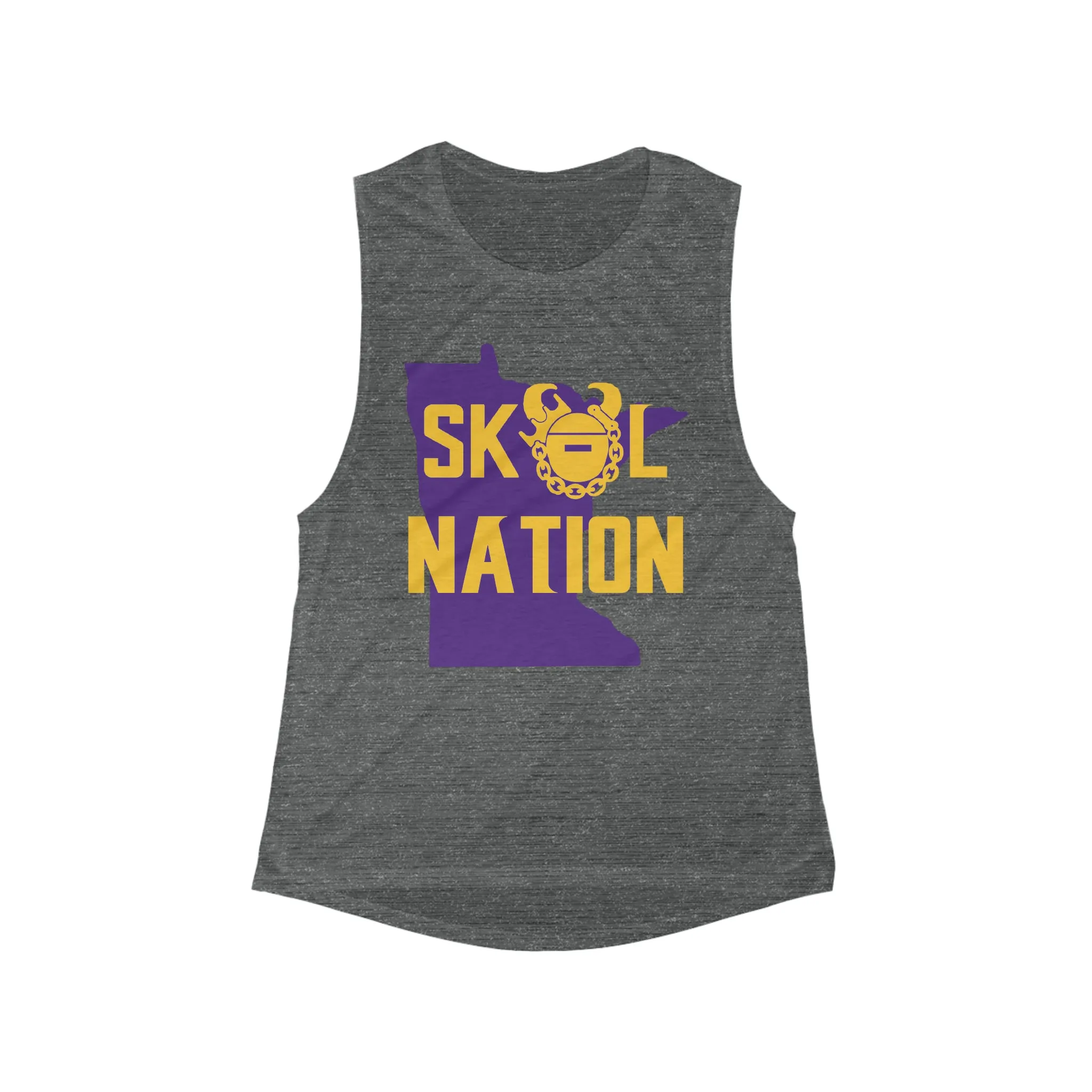 Women's Flowy Scoop Muscle Tank - MN Nation