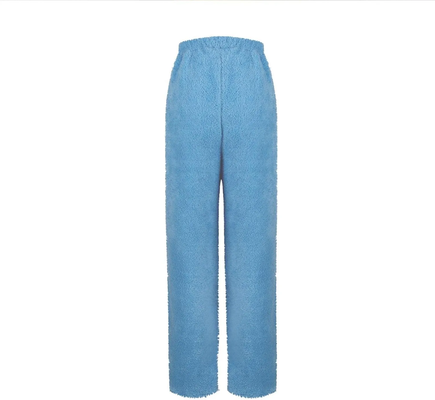 Womens Fuzzy Fleece Casual Pants Winter Warm Sleep Lounge Trousers Joggers Soft Plush Pajama Bottoms with Pockets