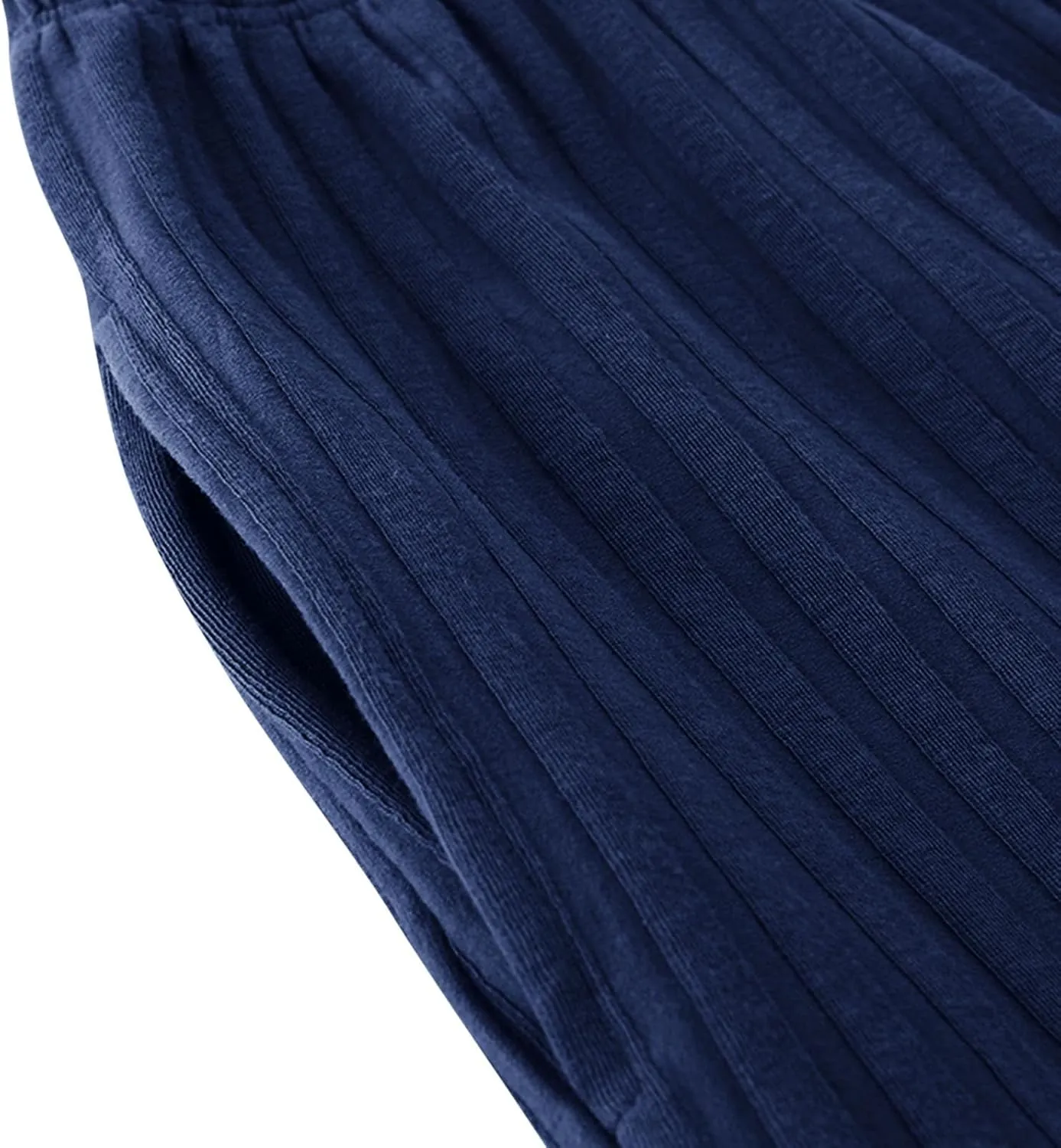 Women's Leisure Pajama Pants Elastic Waist Pleated Home Pjs with Contrast Color Trim Comfy Daily Routine Sleep Pant