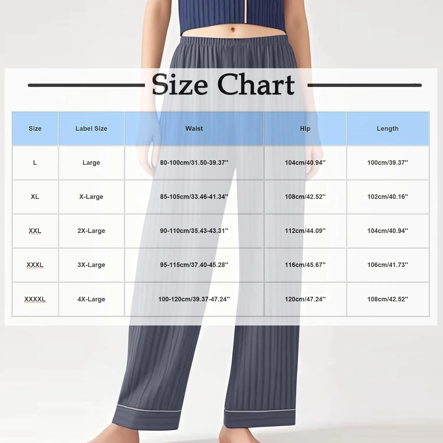 Women's Leisure Pajama Pants Elastic Waist Pleated Home Pjs with Contrast Color Trim Comfy Daily Routine Sleep Pant