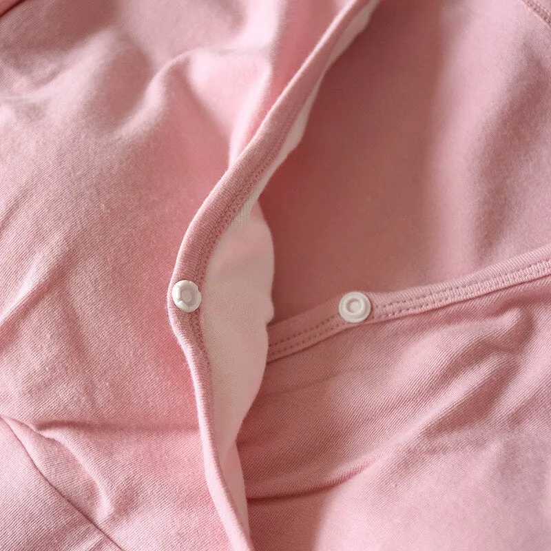 Women's Long-Sleeve Maternity Pajamas