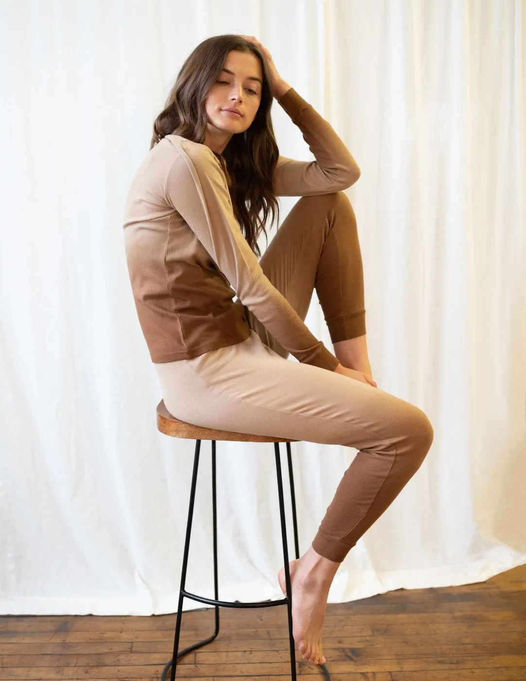 Women's Ombré Dye Cotton Pajamas
