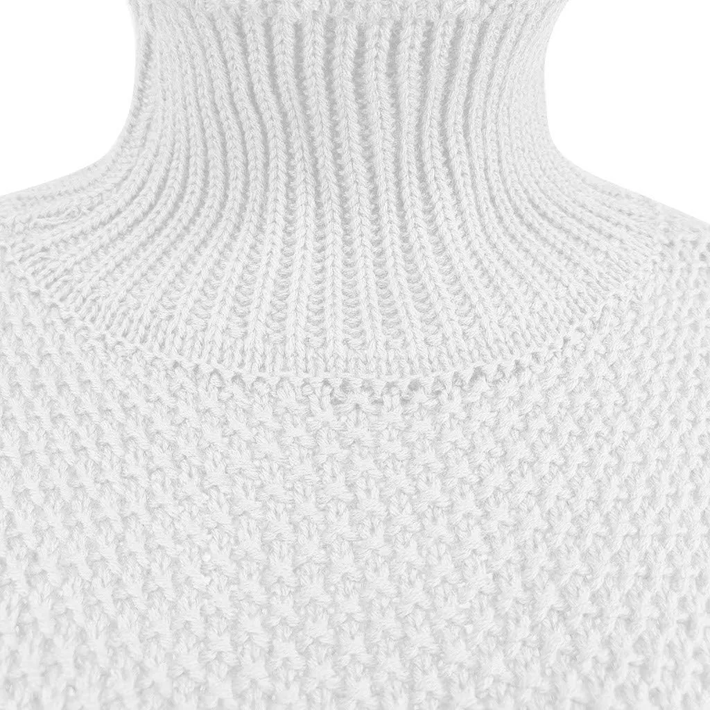 Women's Oversized Long Turtleneck Tunic Long Batwing Sleeve Pullover Knit Sweater Long