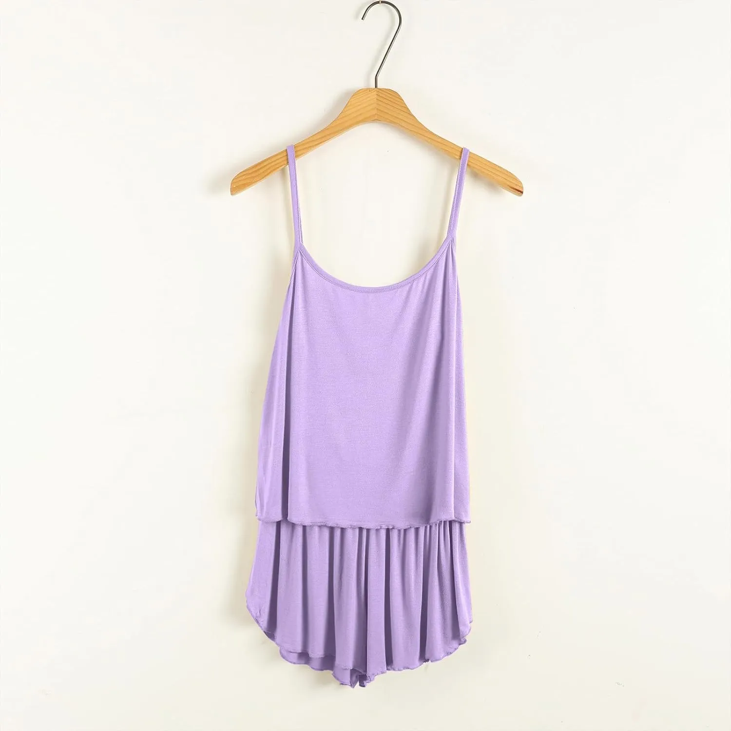 Womens Pajama Sets 2 Piece Sleeveless Pajamas Plus Size Cami Nightwear Tank and Shorts Pj Set Sexy Soft Sleepwear