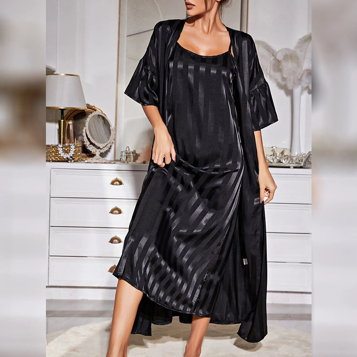 Women's Pajamas Bathrobe Robes Nightgown