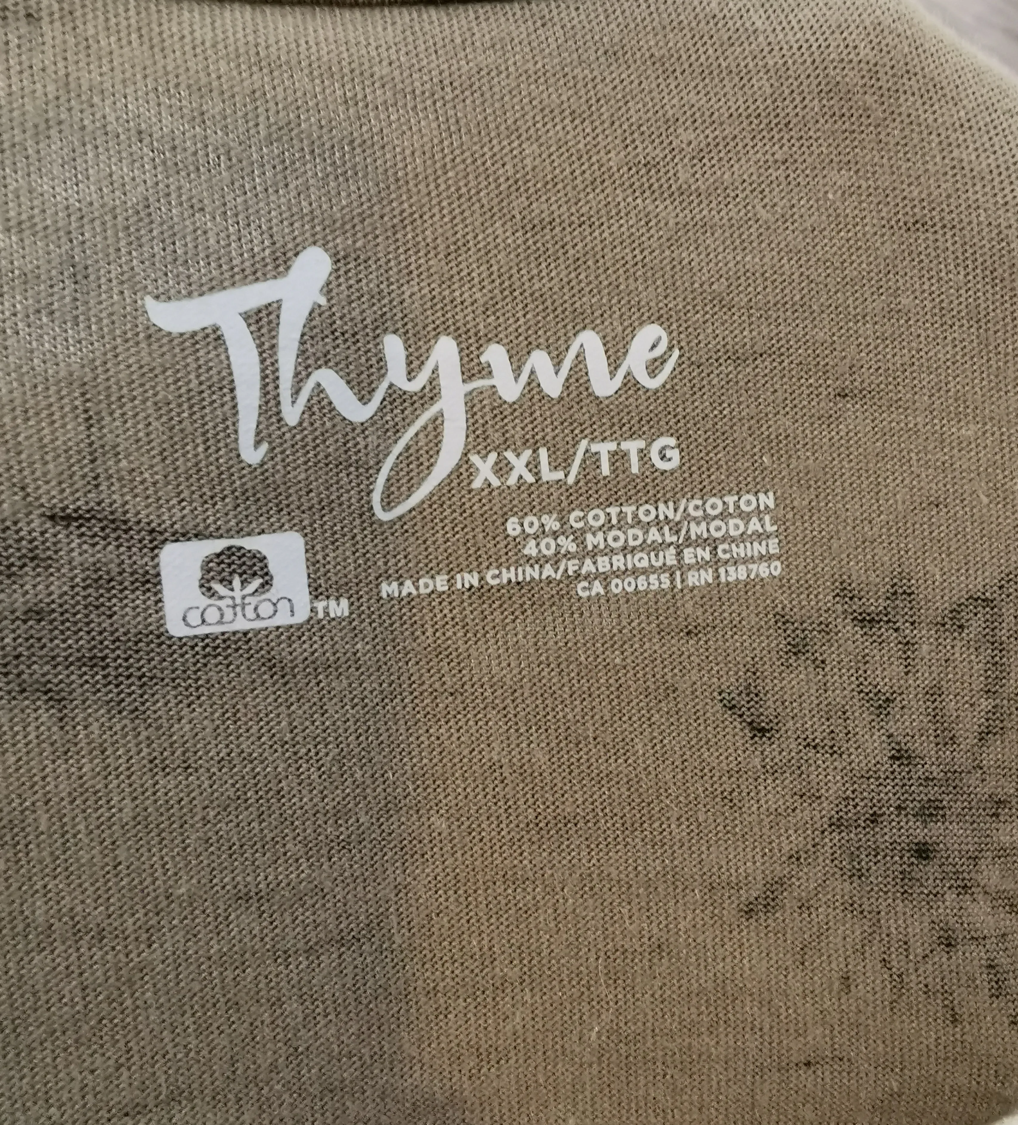 WOMENS PLUS SIZE XXL - THYME MATERNITY, Soft Graphic T-shirt VGUC B1