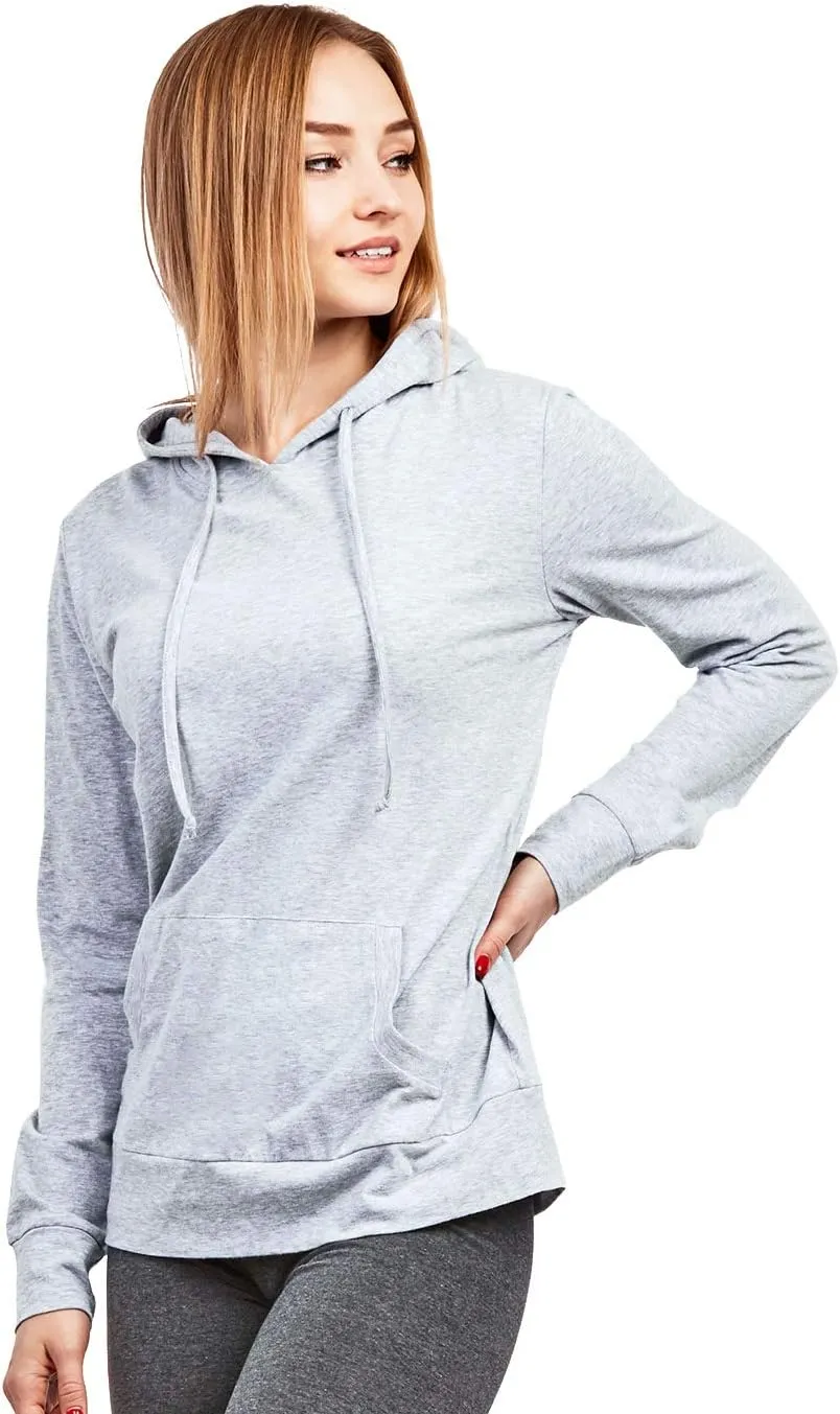 Women's Pullover Cotton Light Hoodie Sweater