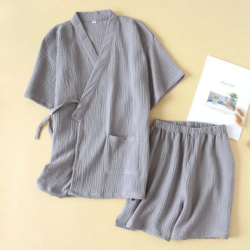 Women's Pure Cotton Solid Color Pajama Sets