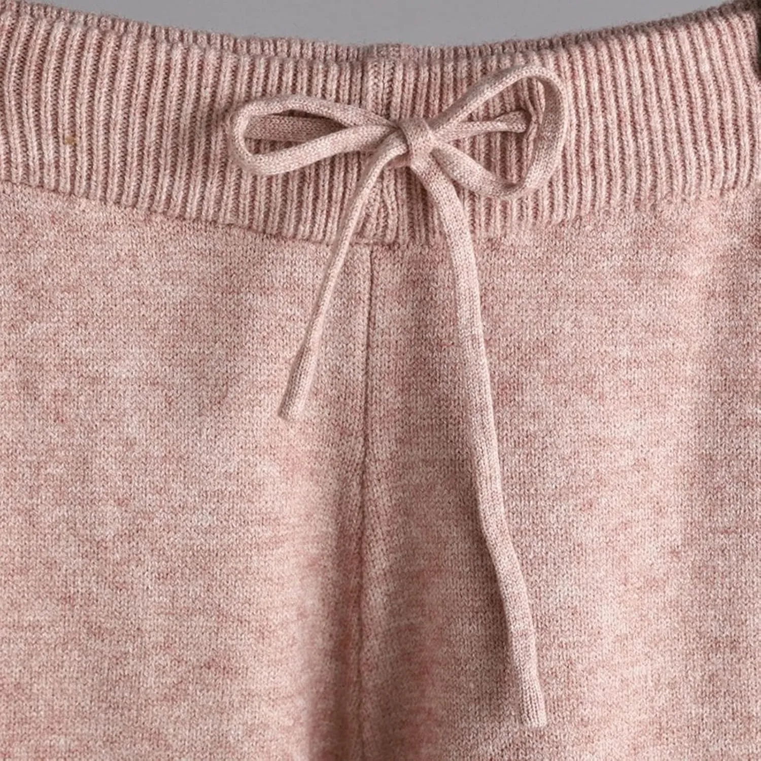Womens Silk Satin Pajamas Set Women's Knitted Set Autumn and Winter Knitting Suit High Button Down Short Sleeve Pj