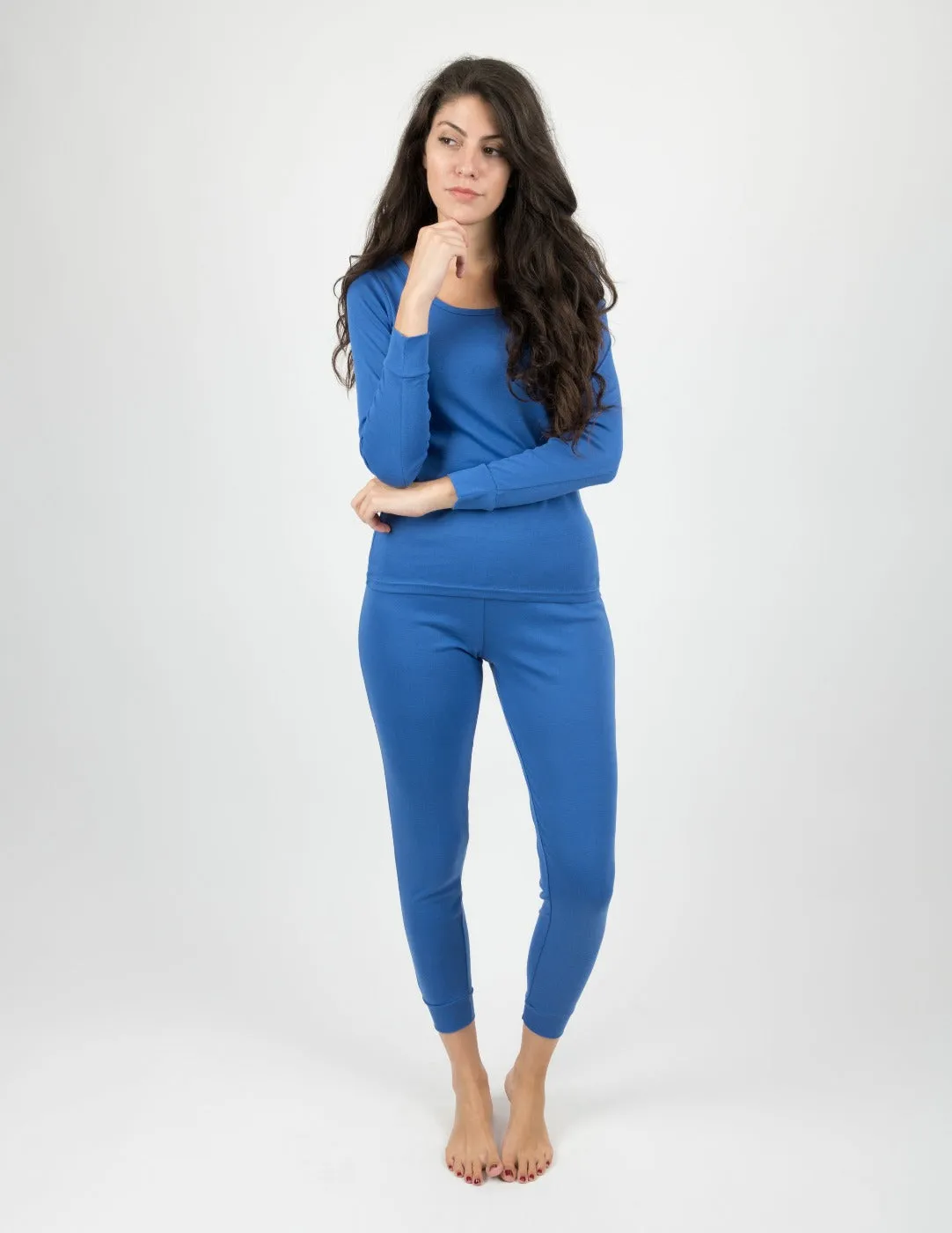 Women's Solid Royal Blue Pajamas