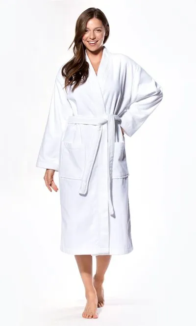 Womens Terry Velour Turkish Bathrobe Cotton Towel Robe, Women's Robe Long Kimono