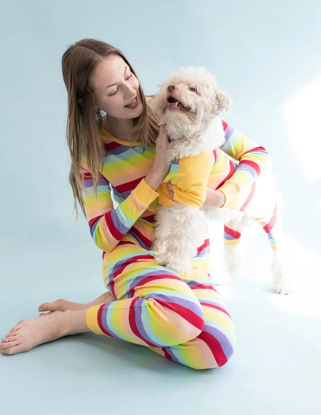 Women's Two Piece Stripes Pajamas