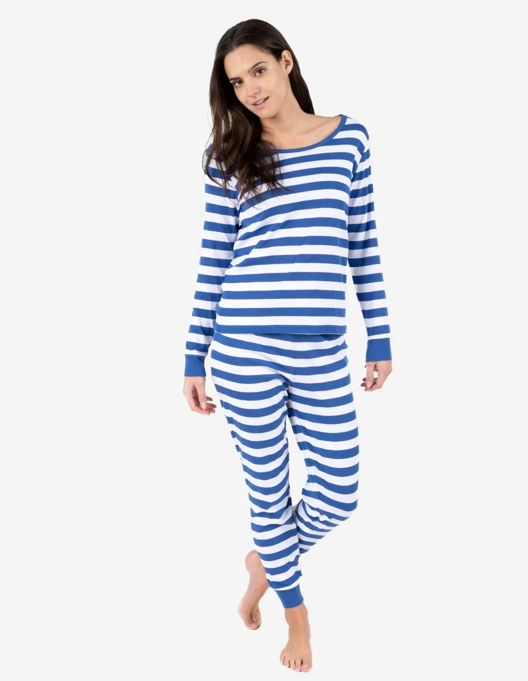 Women's Two Piece Stripes Pajamas